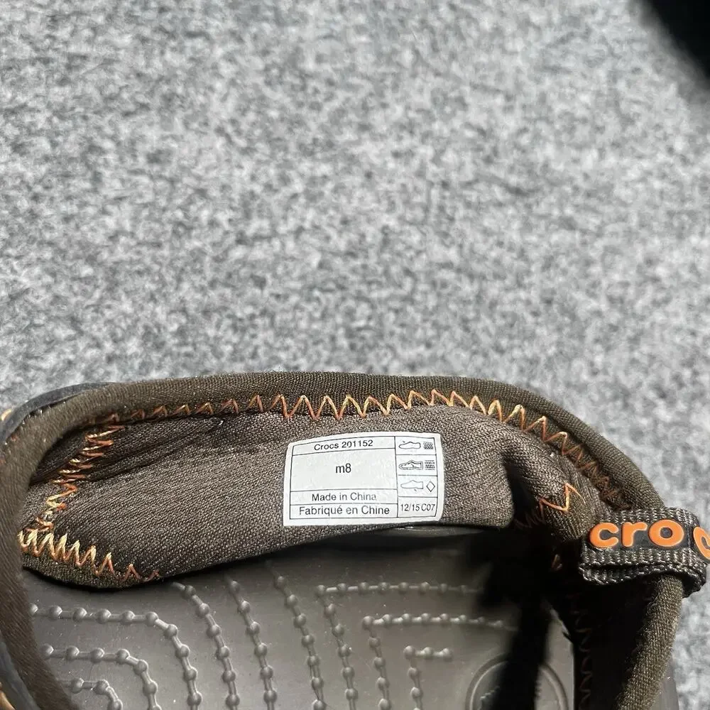Crocs Swiftwater Realtree Max Sandal Men Size 8 Camo Mesh 201152 Water Fishing